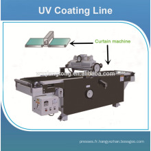 MDF board UV paint line / machine à revêtement à rouleaux UV pour tableau mdf brillant